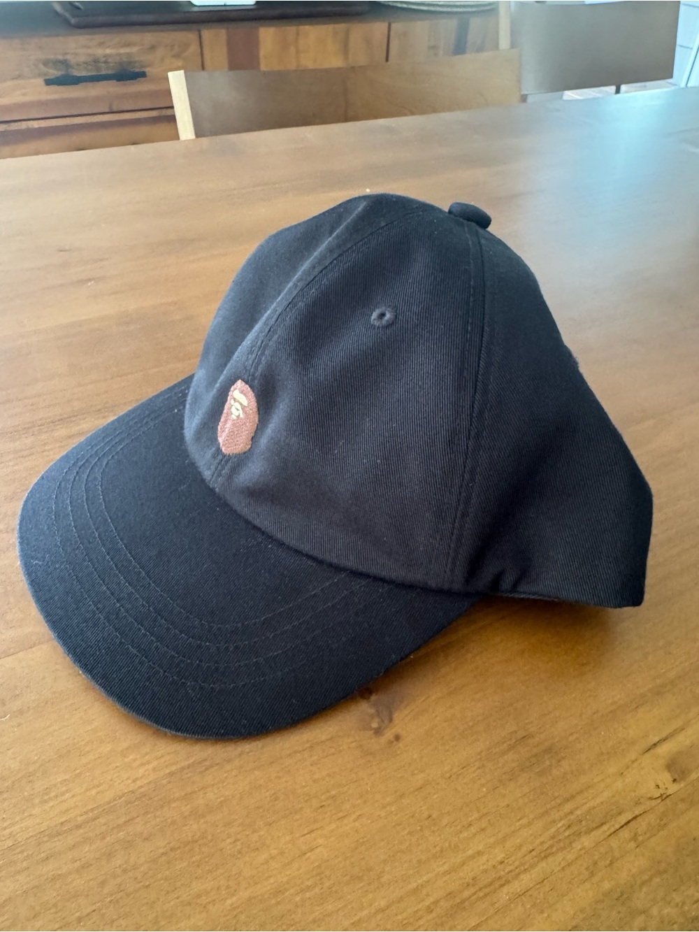 A Bathing Ape BAPE Black Ape Head Dad Hat Adjustable Cap - Picture 2 of 5